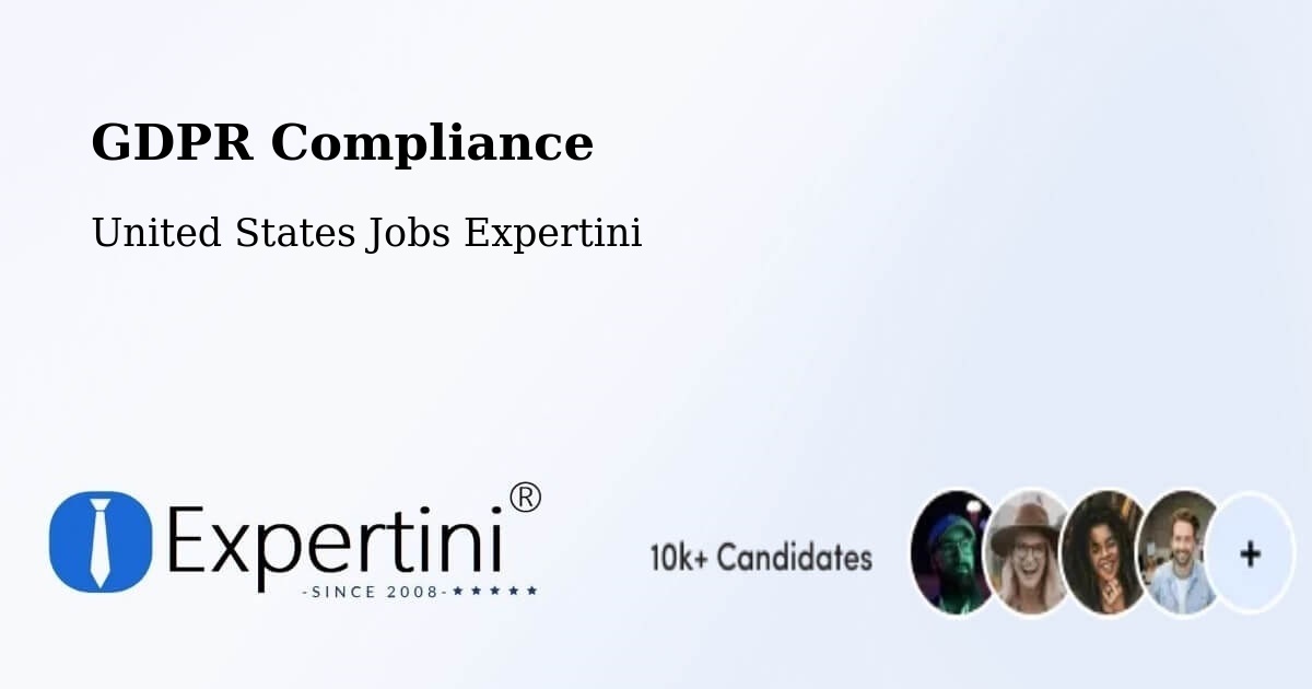 EU GDPR Compliance Statement – Bluffton - United States Jobs Expertini